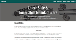 Desktop Screenshot of linearslides.net